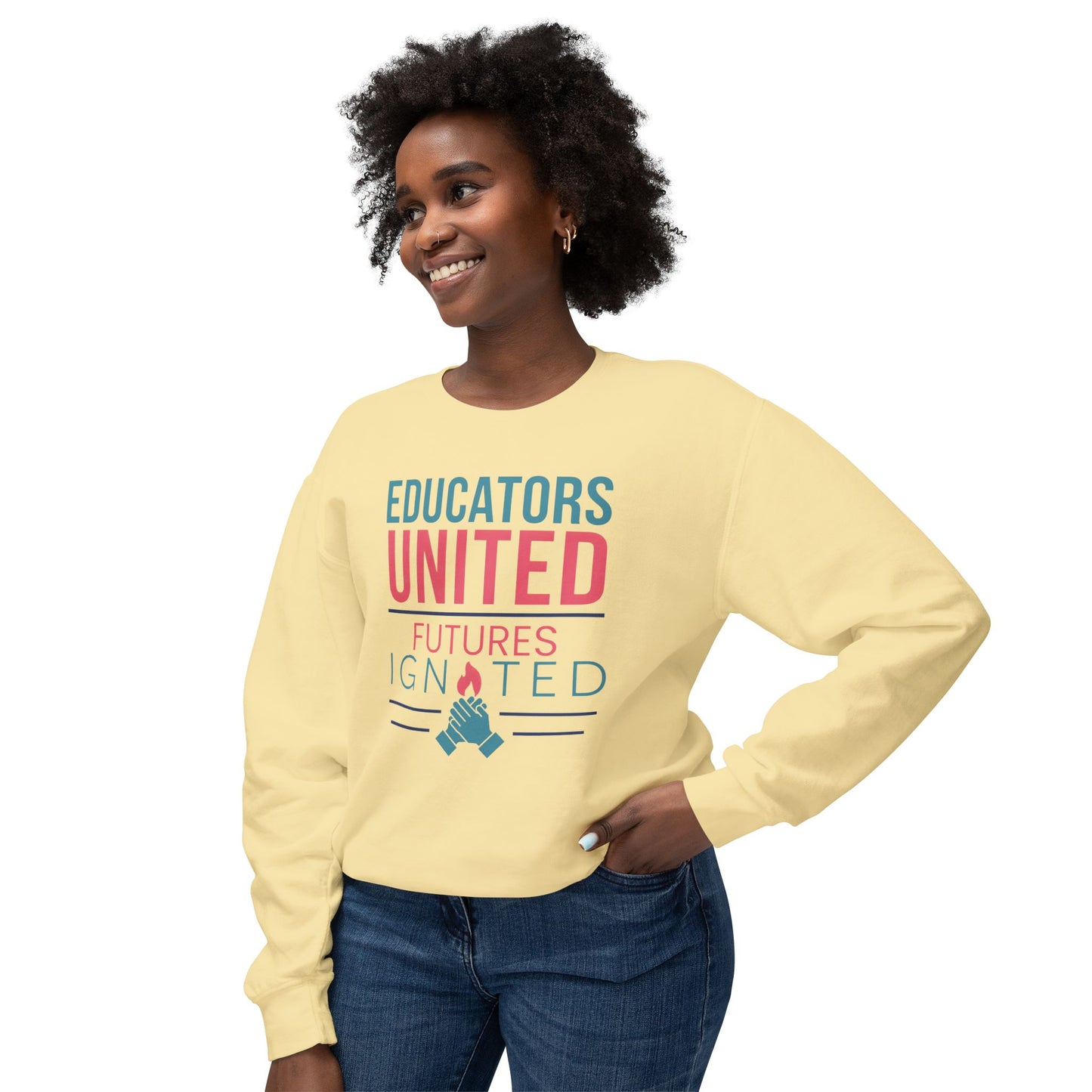 Educators United Lightweight Crewneck Sweatshirt