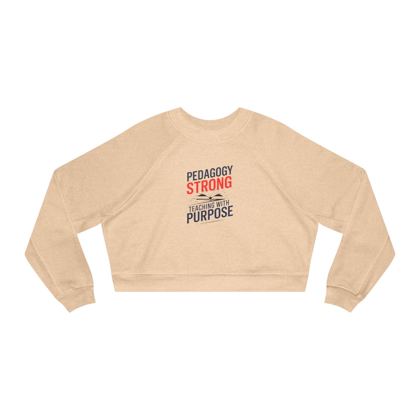 Teaching with Purpose Women's Cropped Fleece Pullover