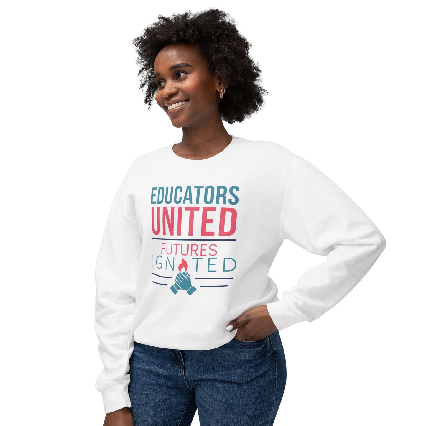 Educators United Lightweight Crewneck Sweatshirt