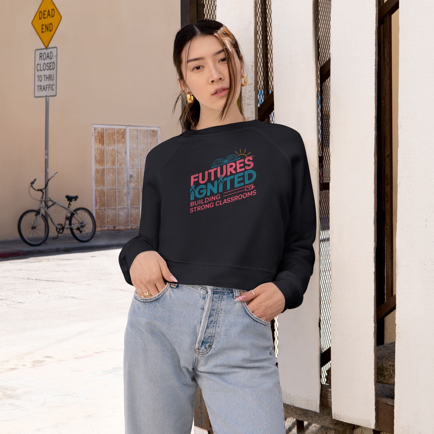 Future's Ignited Women's Cropped Fleece Pullover