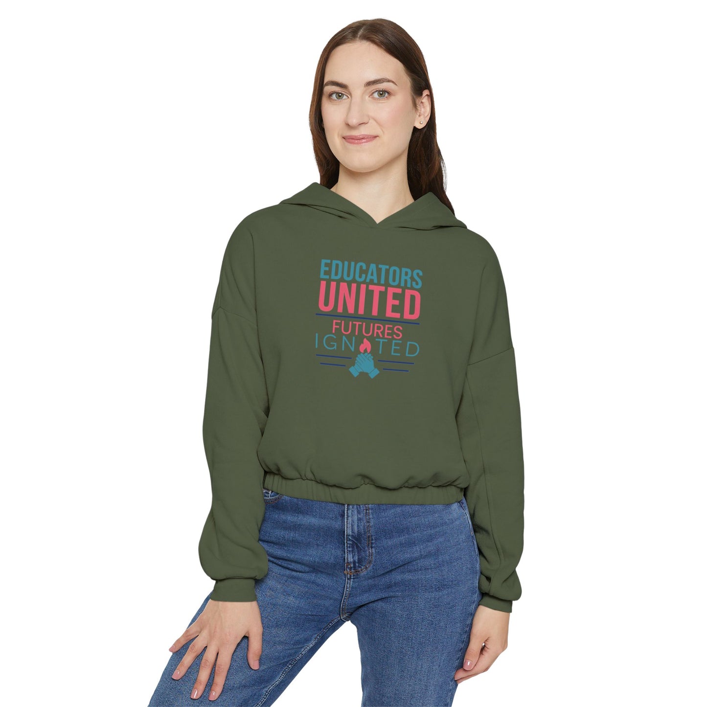 Educators United Cinched Bottom Hoodie