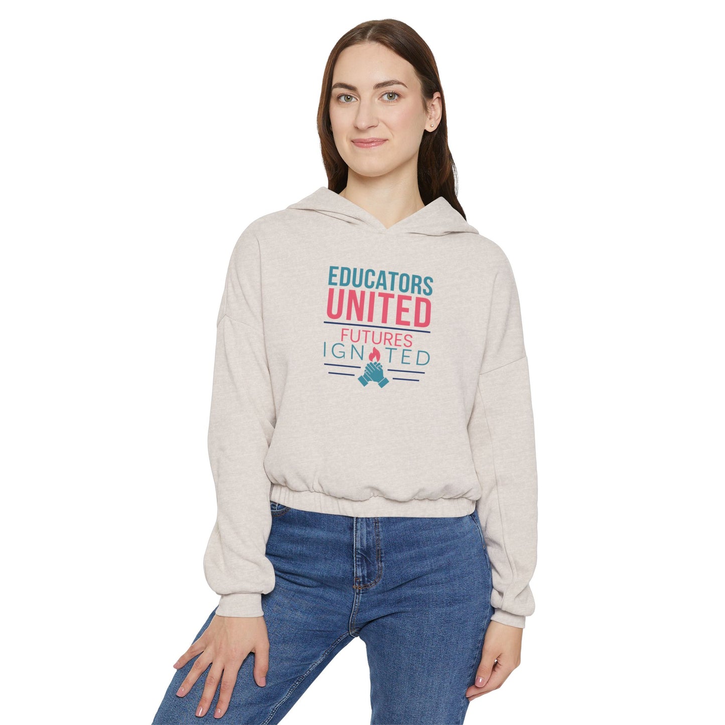 Educators United Cinched Bottom Hoodie